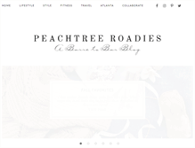 Tablet Screenshot of peachtreeroadies.com